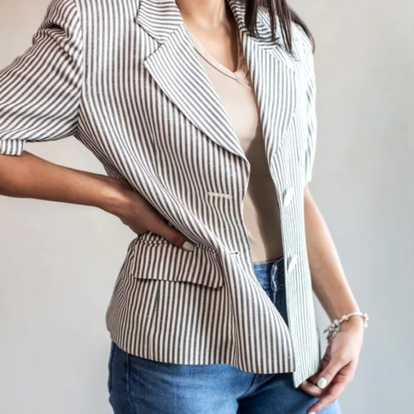 Vintage Christian Dior Short Sleeve Jacket - Picture 2 of 13